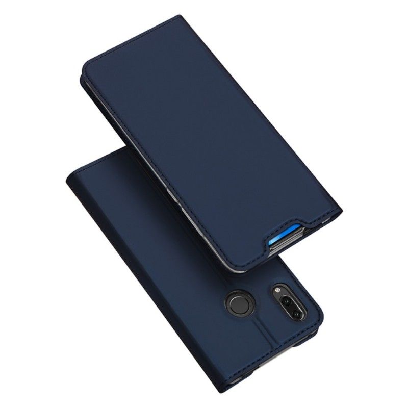 Folio-hoesje Huawei P Smart Z Marineblauw Zwart Telefoonhoesje Pro Dux Ducis Huid