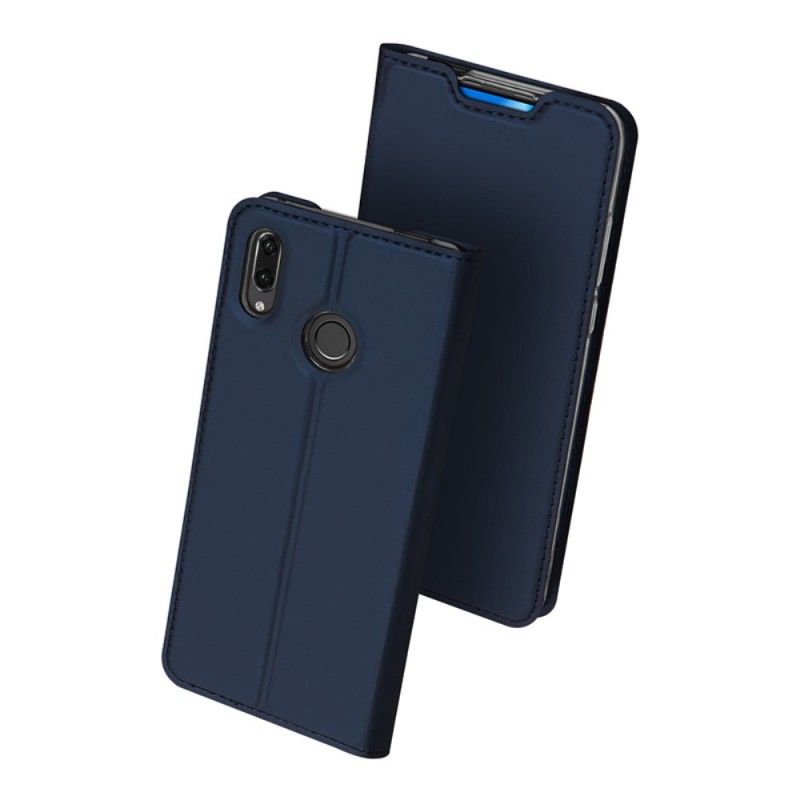 Folio-hoesje Huawei P Smart Z Marineblauw Zwart Telefoonhoesje Pro Dux Ducis Huid