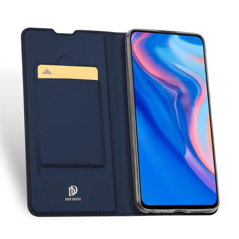 Folio-hoesje Huawei P Smart Z Marineblauw Zwart Telefoonhoesje Pro Dux Ducis Huid