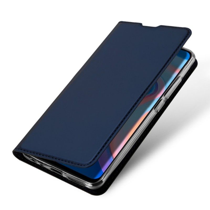 Folio-hoesje Huawei P Smart Z Marineblauw Zwart Telefoonhoesje Pro Dux Ducis Huid