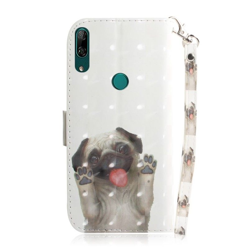 Leren Hoesje Huawei P Smart Z Telefoonhoesje Hou Van Mijn Hond Met String