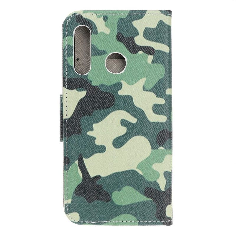 Leren Hoesje Huawei P Smart Z Telefoonhoesje Militaire Camouflage