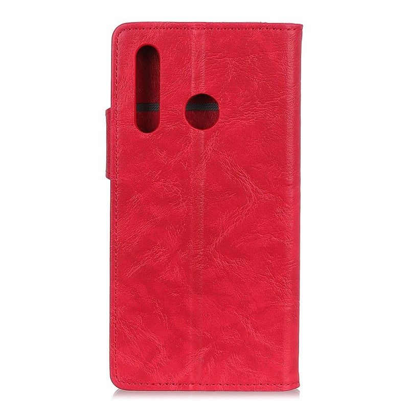 Leren Hoesje voor Huawei P Smart Z Donkerblauw Artistieke Knop