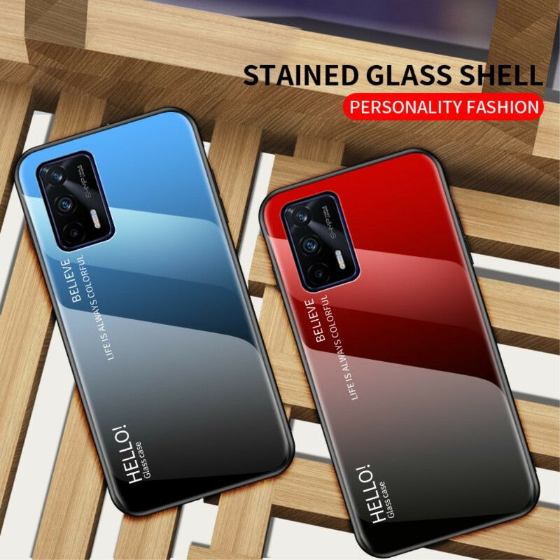 Case Hoesje Realme Gt 5g Telefoonhoesje Gehard Glas Hallo