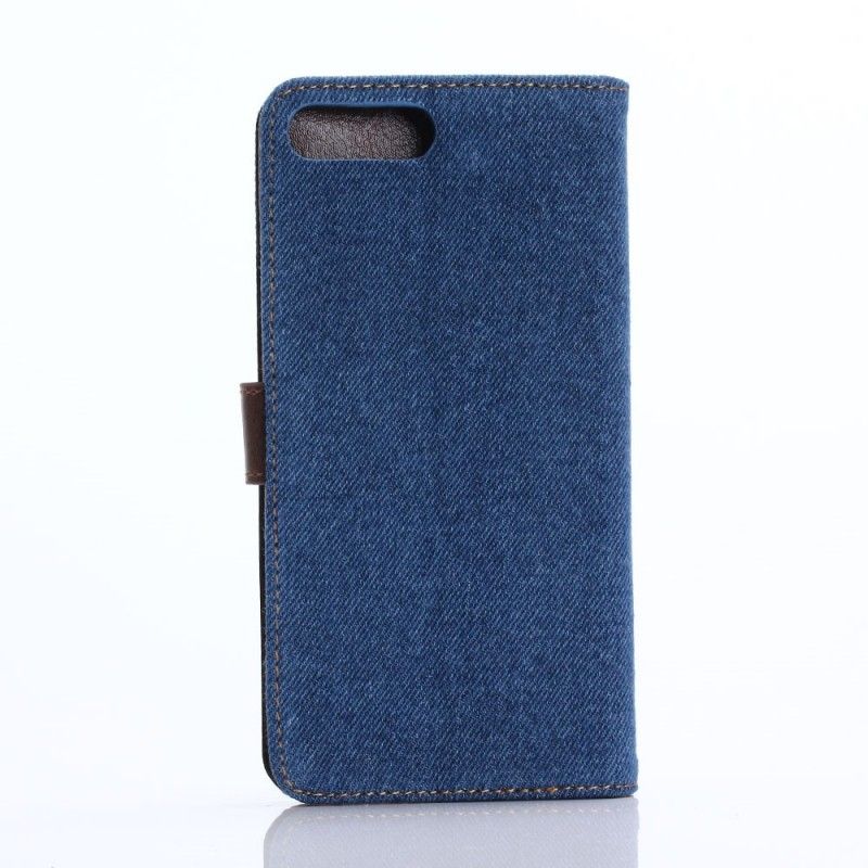 Cover Folio-hoesje iPhone 7 Plus / 8 Plus Marineblauw Telefoonhoesje Tweekleurige Jeans