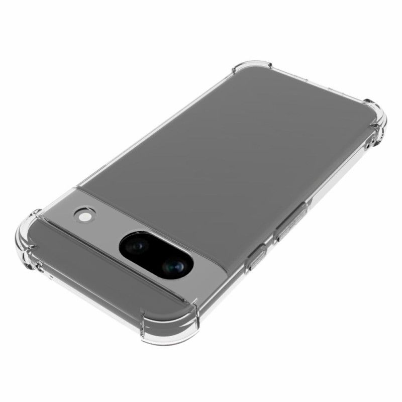 Cover Hoesje Google Pixel 8a Telefoonhoesje Transparant Met Versterkte Hoeken