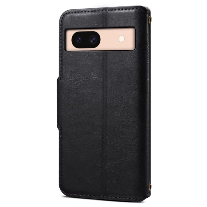 Flip Case Leren Google Pixel 8a Denior