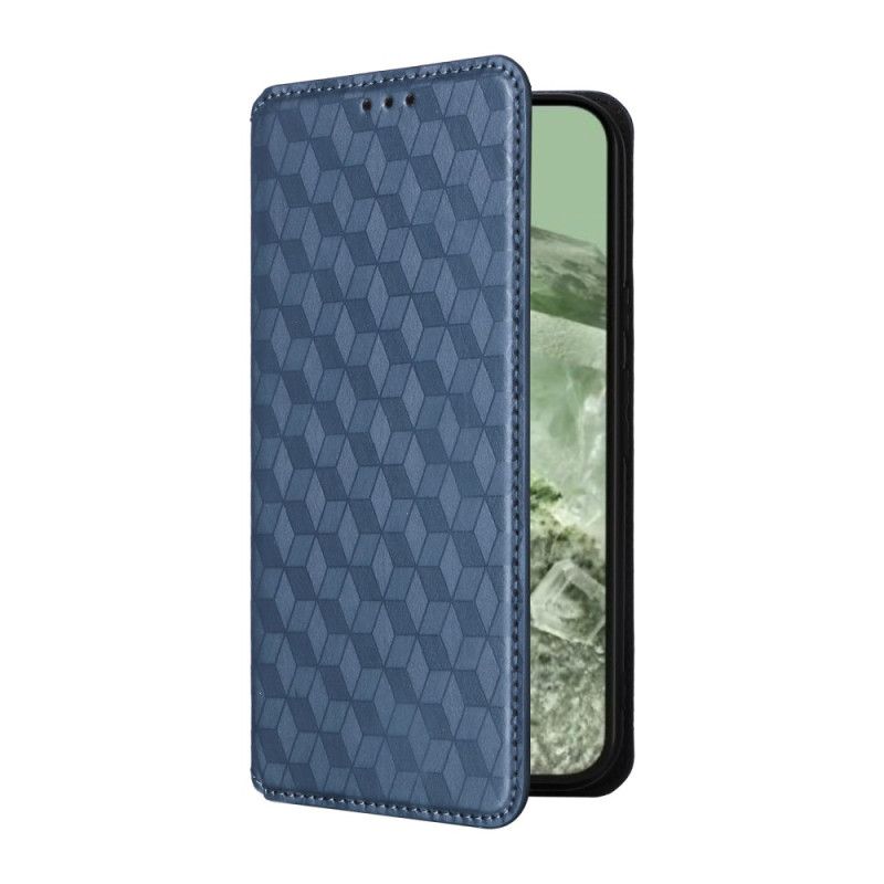 Folio-hoesje Google Pixel 8a 3d Diamanten Bescherming Hoesje