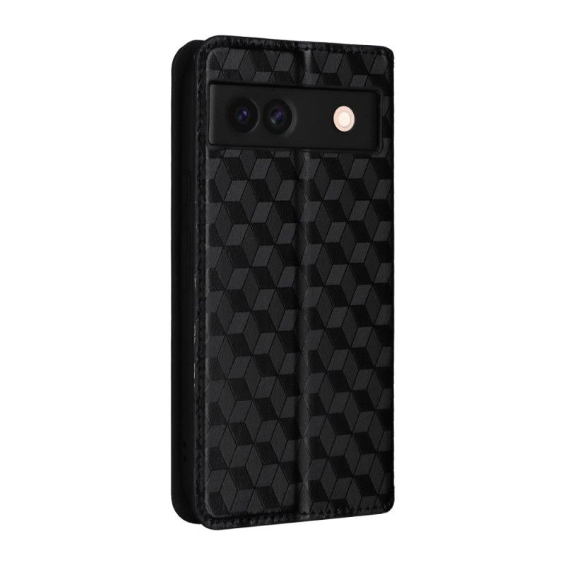 Folio-hoesje Google Pixel 8a 3d Diamanten Bescherming Hoesje