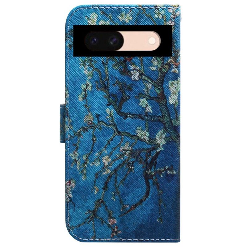 Folio-hoesje Google Pixel 8a Telefoonhoesje Abrikozenbloemen