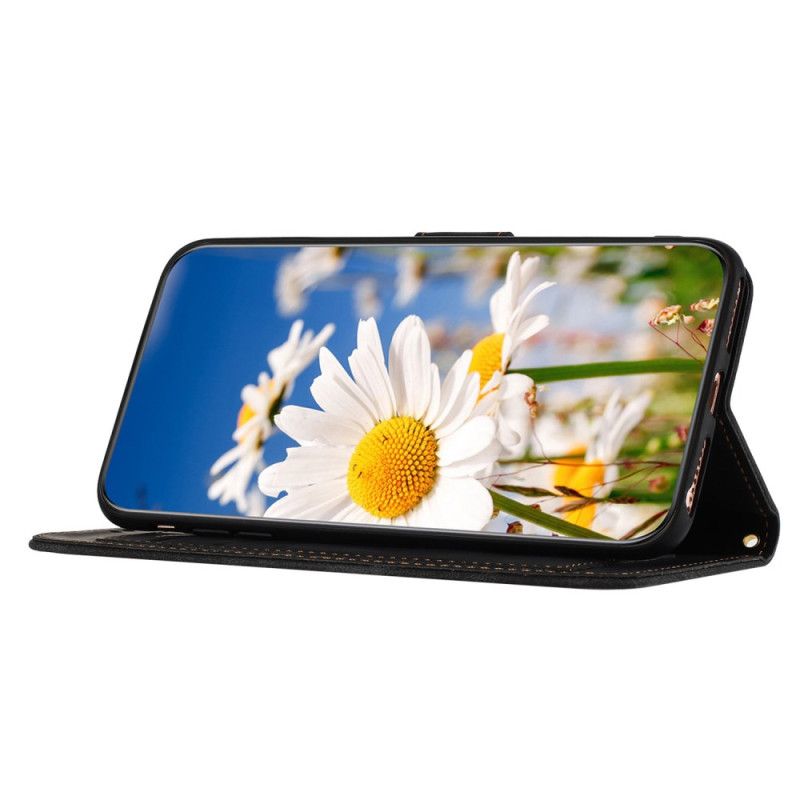 Folio-hoesje Google Pixel 8a Telefoonhoesje Bloemmotief Met Riempje