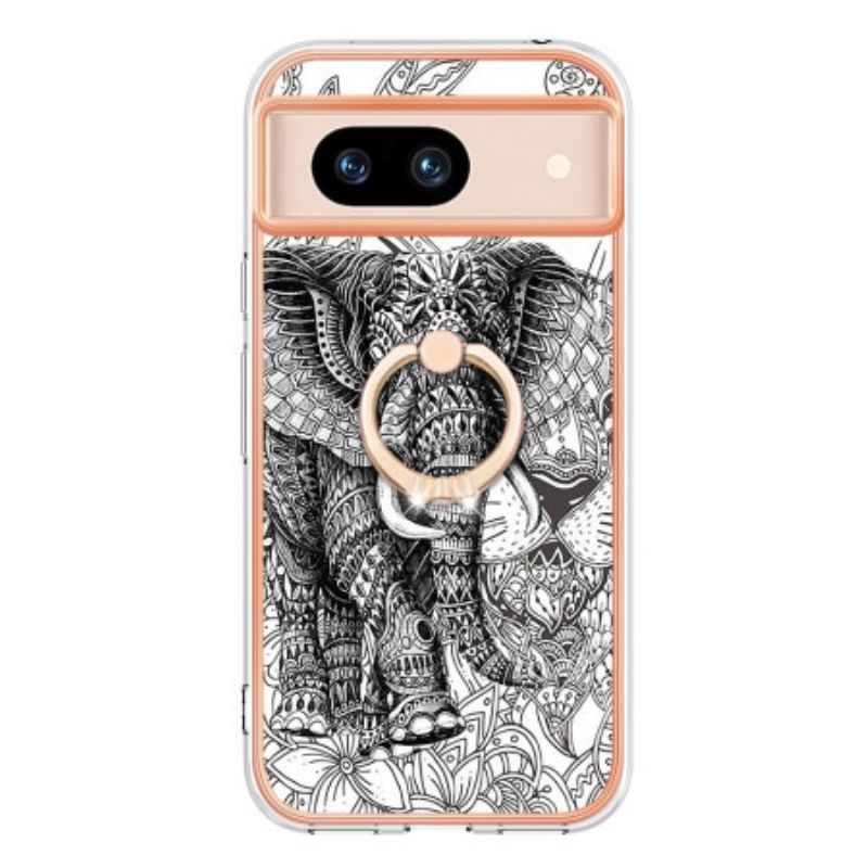 Hoesje Google Pixel 8a Olifant Totem Ringsteun