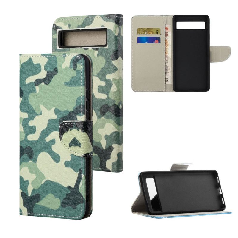 Leren Hoesje Google Pixel 8a Camouflage