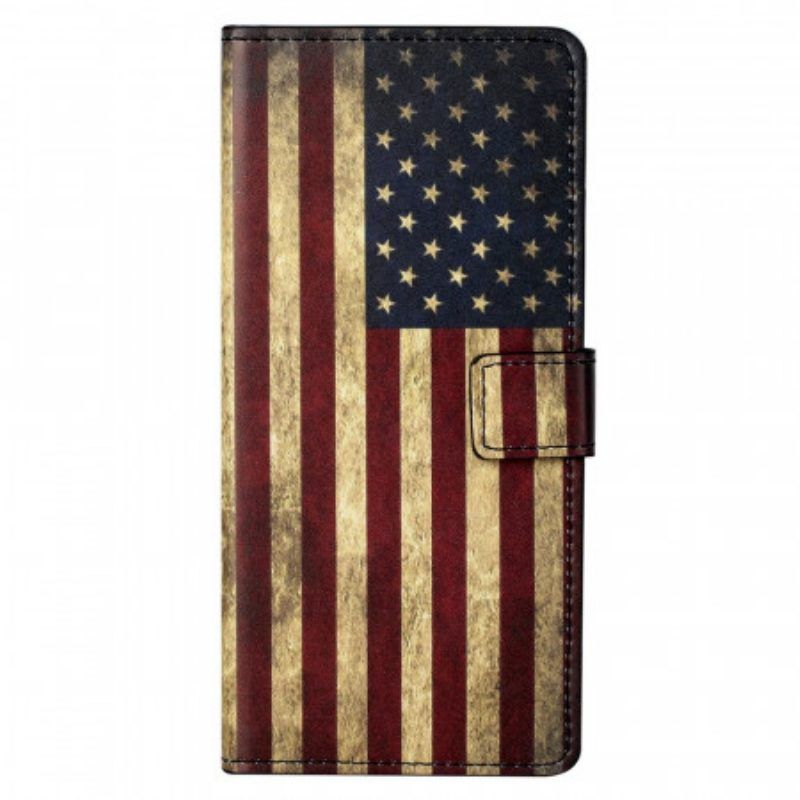 Folio-hoesje voor OnePlus Nord CE 2 5G Amerikaanse Vlag