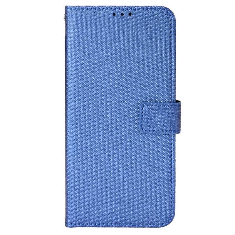 Folio-hoesje voor OnePlus Nord CE 2 5G Met Ketting Strappy Diamant Textuur