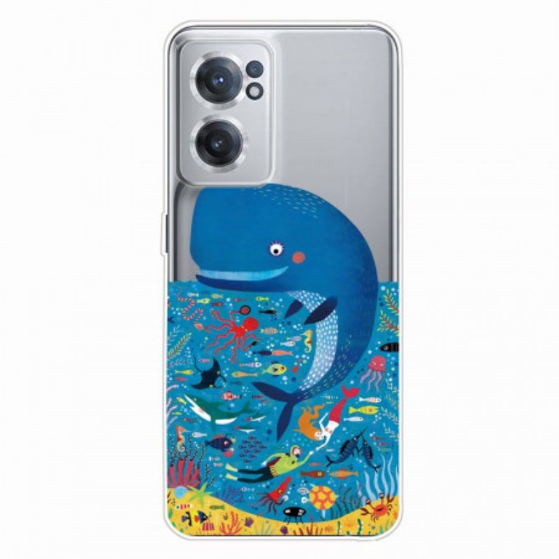 Hoesje voor OnePlus Nord CE 2 5G Blauwe Vinvis