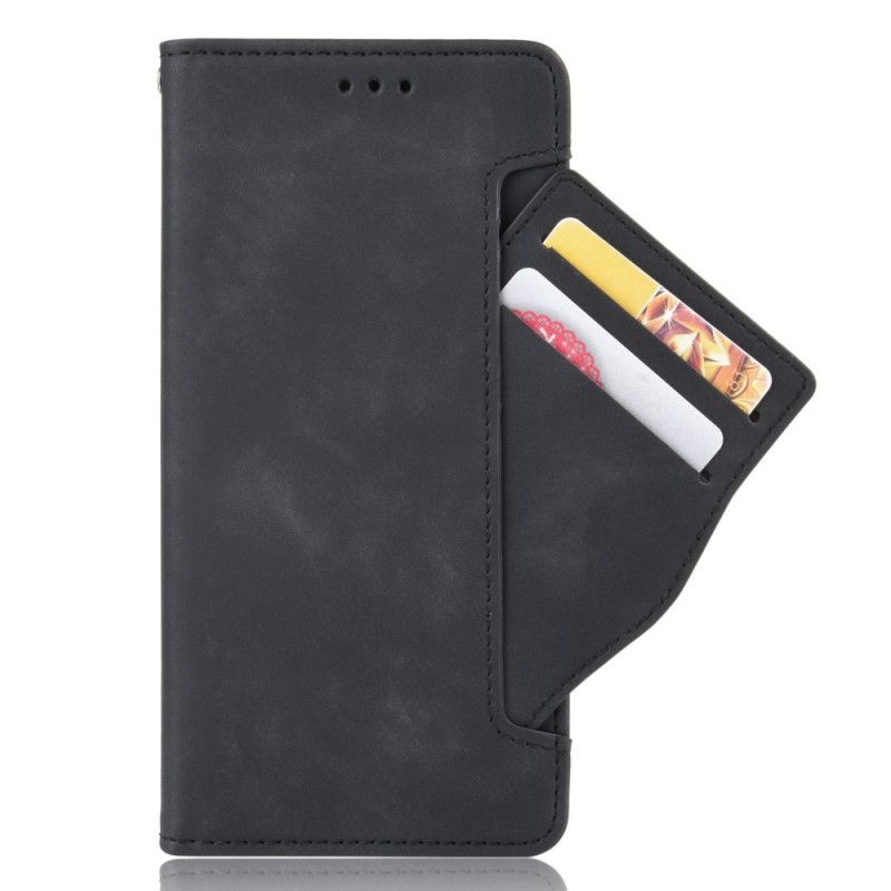 Cover Folio-hoesje Samsung Galaxy S10e Rood Zwart Telefoonhoesje Eersteklas Multikaart