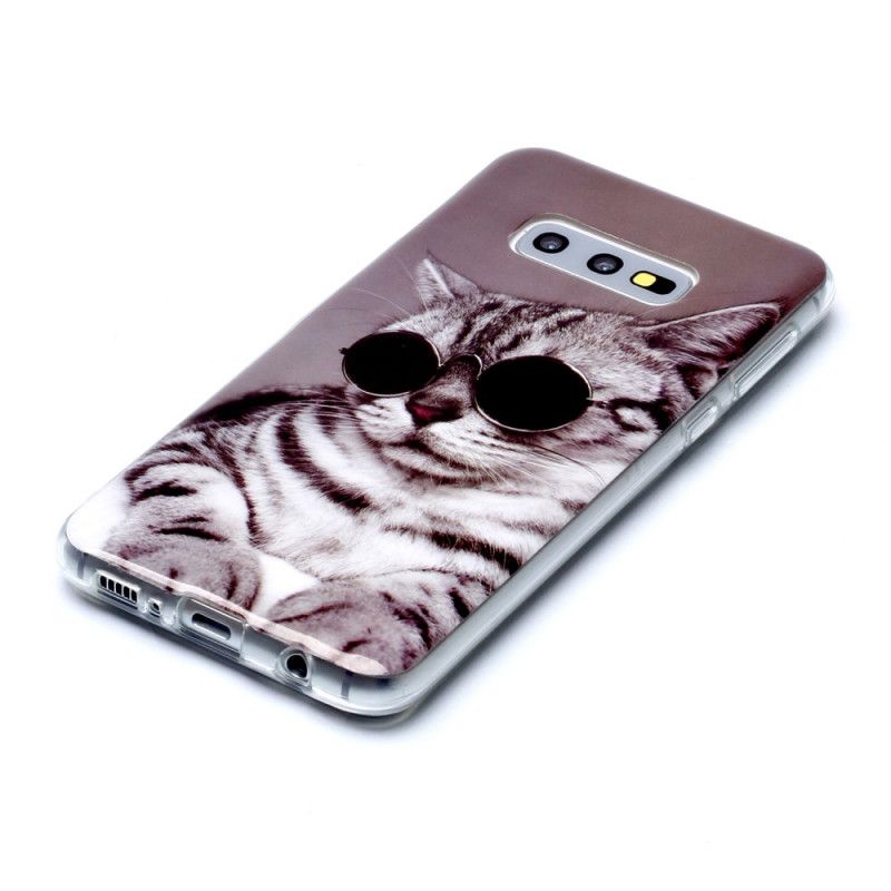 Cover Hoesje Samsung Galaxy S10e Telefoonhoesje Kat Wees Cool