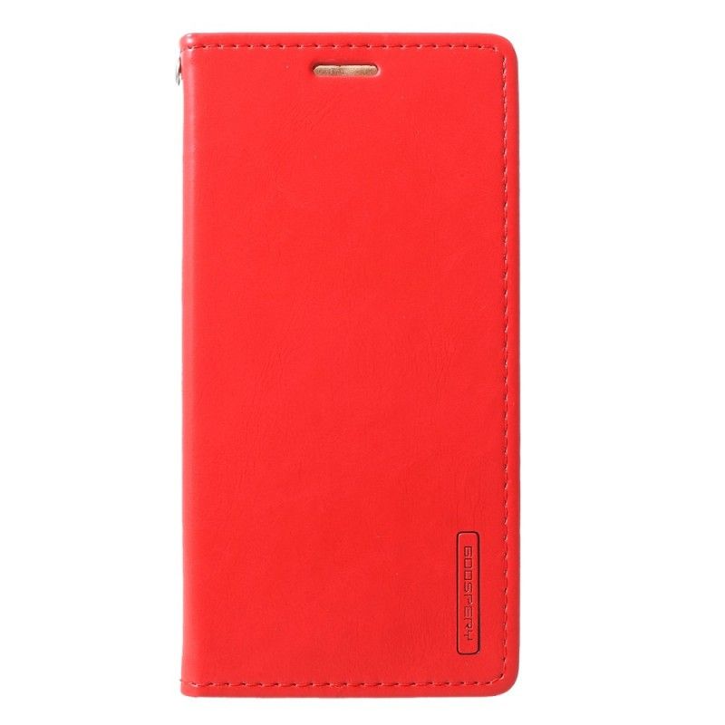 Folio-hoesje Samsung Galaxy S10e Magenta Rood Leereffect Kwik