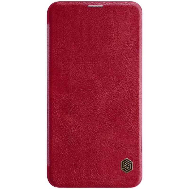 Folio-hoesje Samsung Galaxy S10e Rood Wit Nillkin Qin-Serie