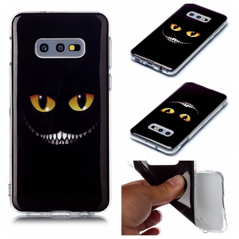 Hoesje voor Samsung Galaxy S10e Duivel Cat