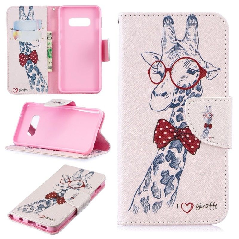 Leren Hoesje Samsung Galaxy S10e Nerdgiraf