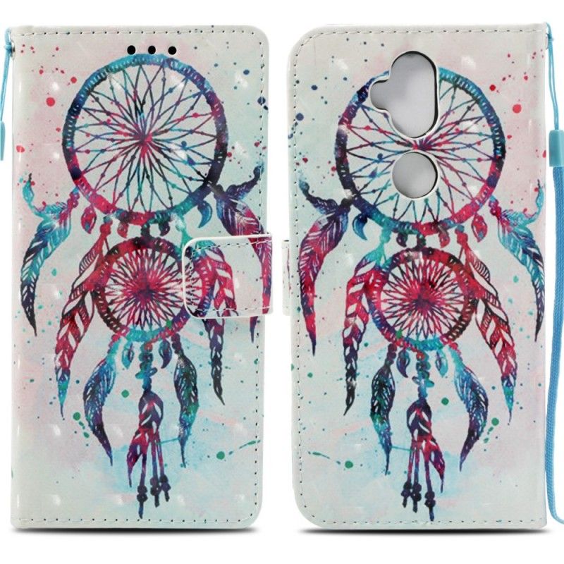 Leren Hoesje Asus ZenFone 5 Lite Telefoonhoesje Aquarel Dromenvanger