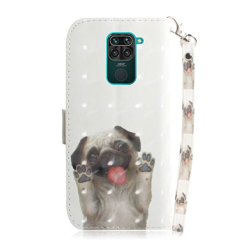 Bescherming Hoesje Xiaomi Redmi Note 9 Telefoonhoesje Hou Van Mijn Hond Met String