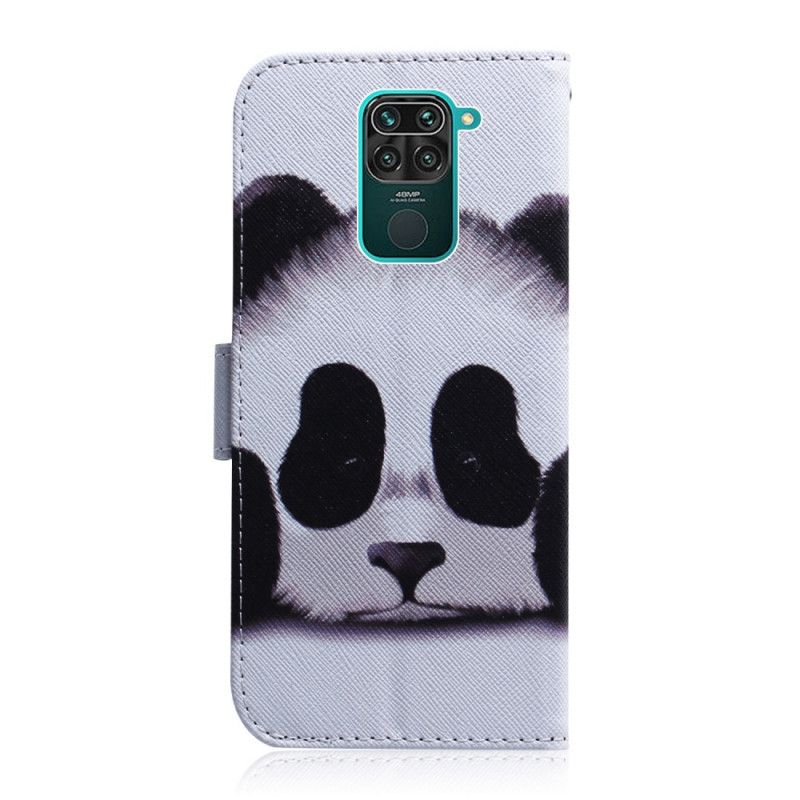 Bescherming Hoesje Xiaomi Redmi Note 9 Telefoonhoesje Pandagezicht