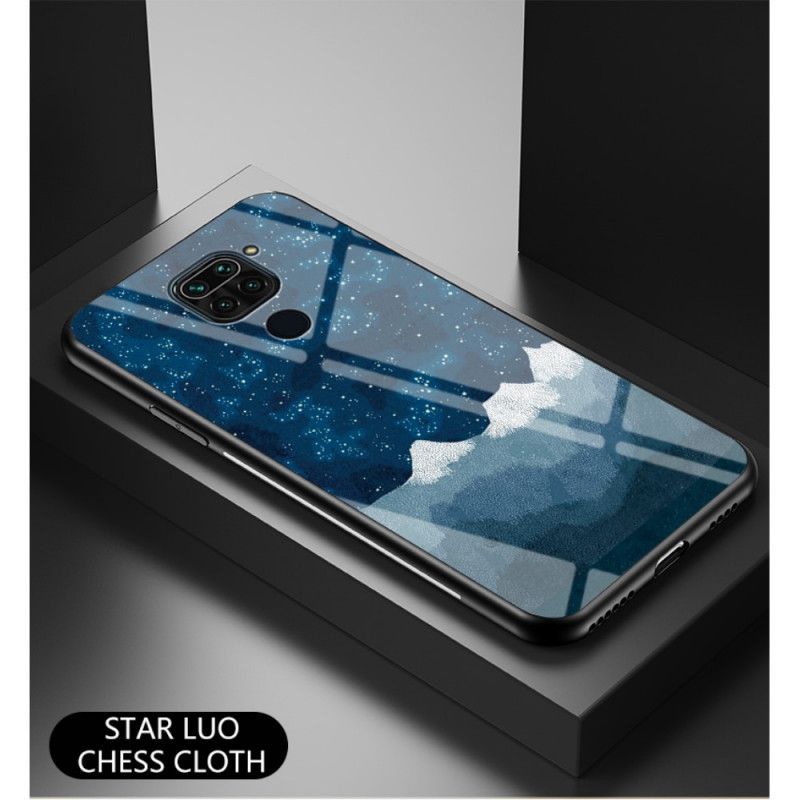 Case Hoesje Xiaomi Redmi Note 9 Wit Zwart Telefoonhoesje Schoonheid Gehard Glas