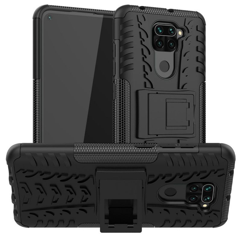 Case Hoesje Xiaomi Redmi Note 9 Wit Zwart Telefoonhoesje Ultrabestendig