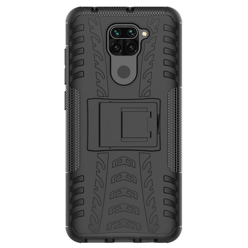 Case Hoesje Xiaomi Redmi Note 9 Wit Zwart Telefoonhoesje Ultrabestendig