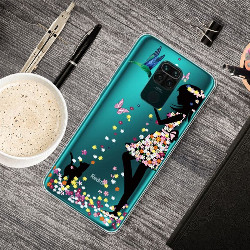 Cover Hoesje Xiaomi Redmi Note 9 Telefoonhoesje Magische Vrouw