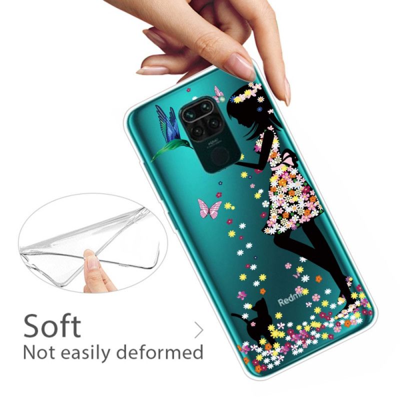 Cover Hoesje Xiaomi Redmi Note 9 Telefoonhoesje Magische Vrouw