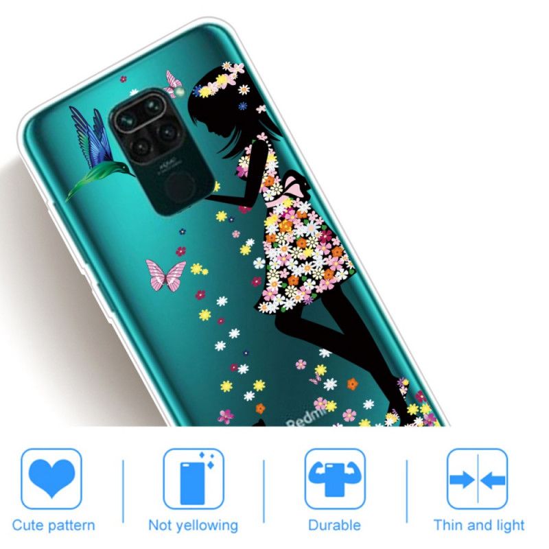 Cover Hoesje Xiaomi Redmi Note 9 Telefoonhoesje Magische Vrouw