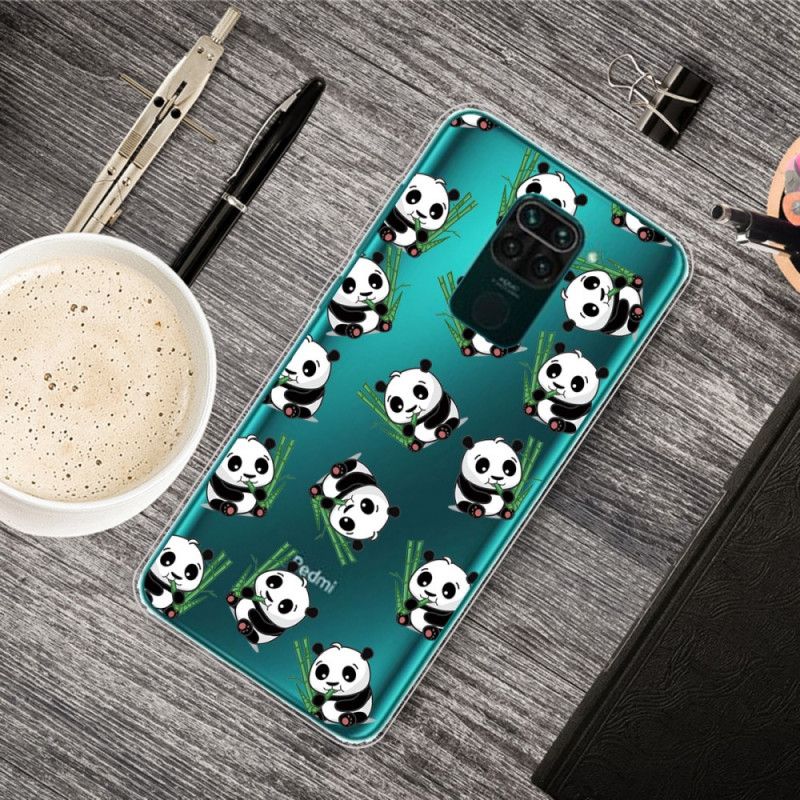 Hoesje voor Xiaomi Redmi Note 9 Kleine Panda'S