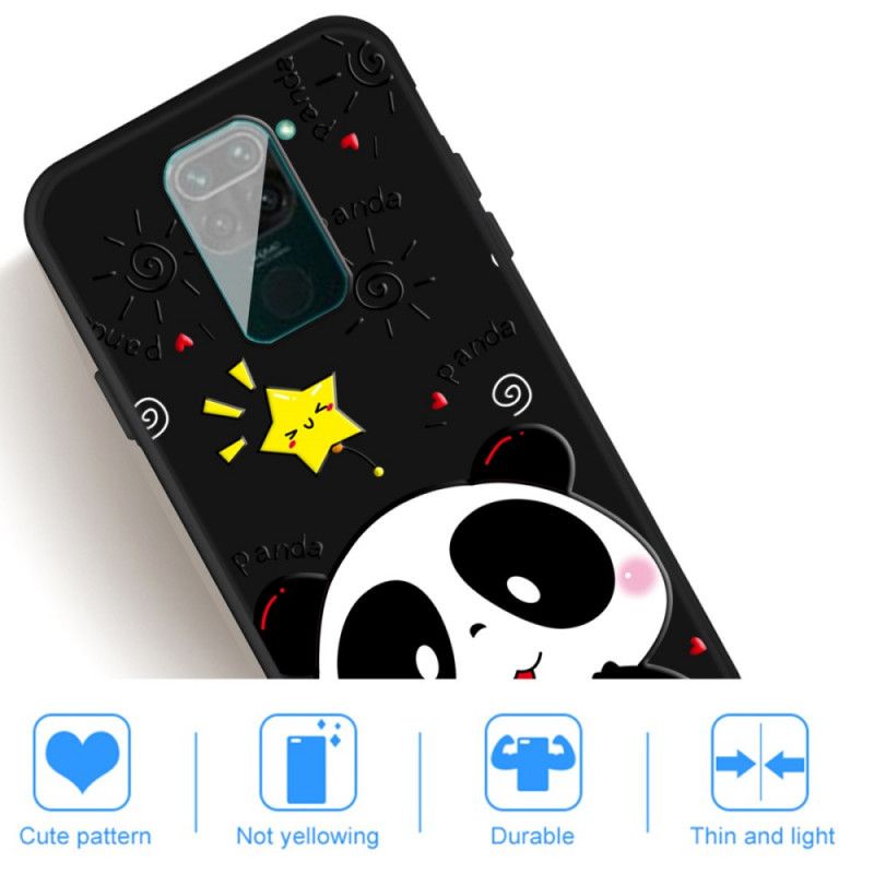 Hoesje voor Xiaomi Redmi Note 9 Panda-Ster