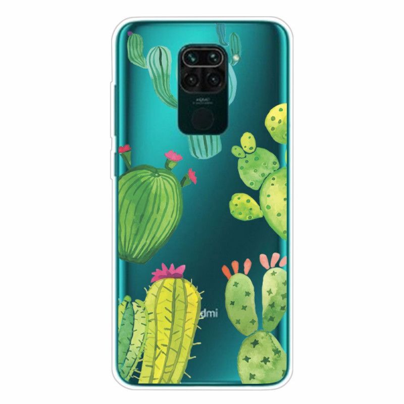 Hoesje Xiaomi Redmi Note 9 Aquarel Cactus