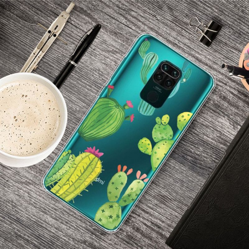 Hoesje Xiaomi Redmi Note 9 Aquarel Cactus