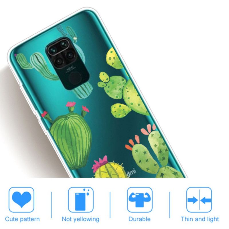 Hoesje Xiaomi Redmi Note 9 Aquarel Cactus