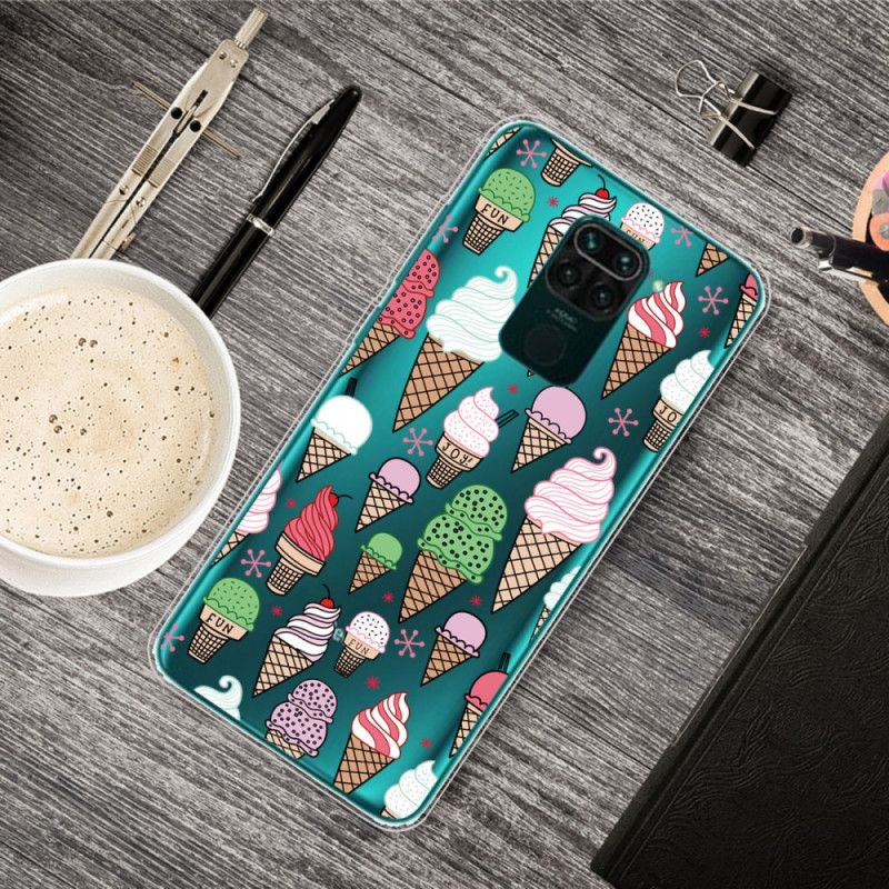 Hoesje Xiaomi Redmi Note 9 Gekleurd Roomijs