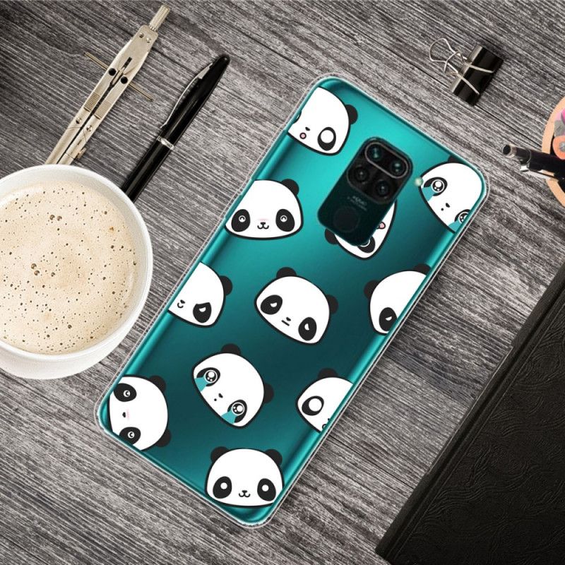 Hoesje Xiaomi Redmi Note 9 Sentimentele Panda'S