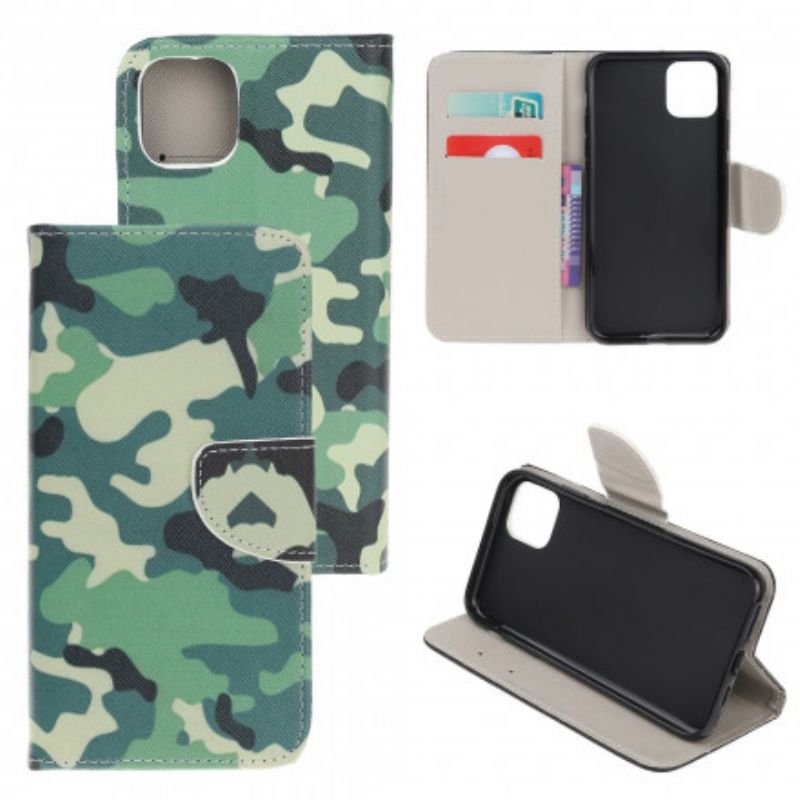 Folio-hoesje Xiaomi Mi 11 Lite 5g Ne / Mi 11 Lite 4g / 5g Telefoonhoesje Camouflage