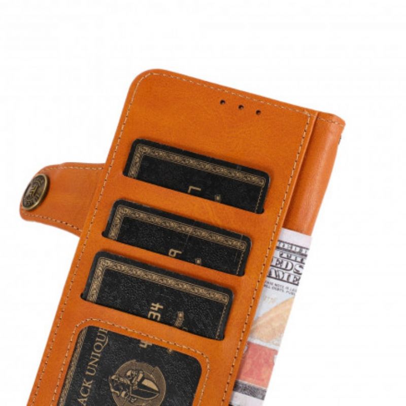 Folio-hoesje Xiaomi Mi 11 Lite 5g Ne / Mi 11 Lite 4g / 5g Telefoonhoesje Khazneh-knop