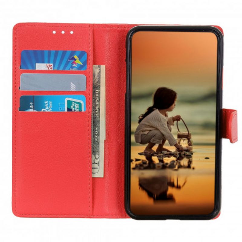 Leren Hoesje Xiaomi Mi 11 Lite 5g Ne / Mi 11 Lite 4g / 5g Traditioneel Litchi Kunstleer Bescherming Hoesje