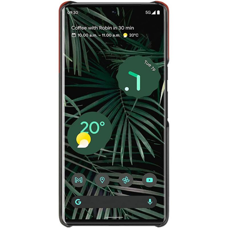 Case Hoesje Google Pixel 6 Pro Telefoonhoesje Imak Ruiyi-serie Leereffect