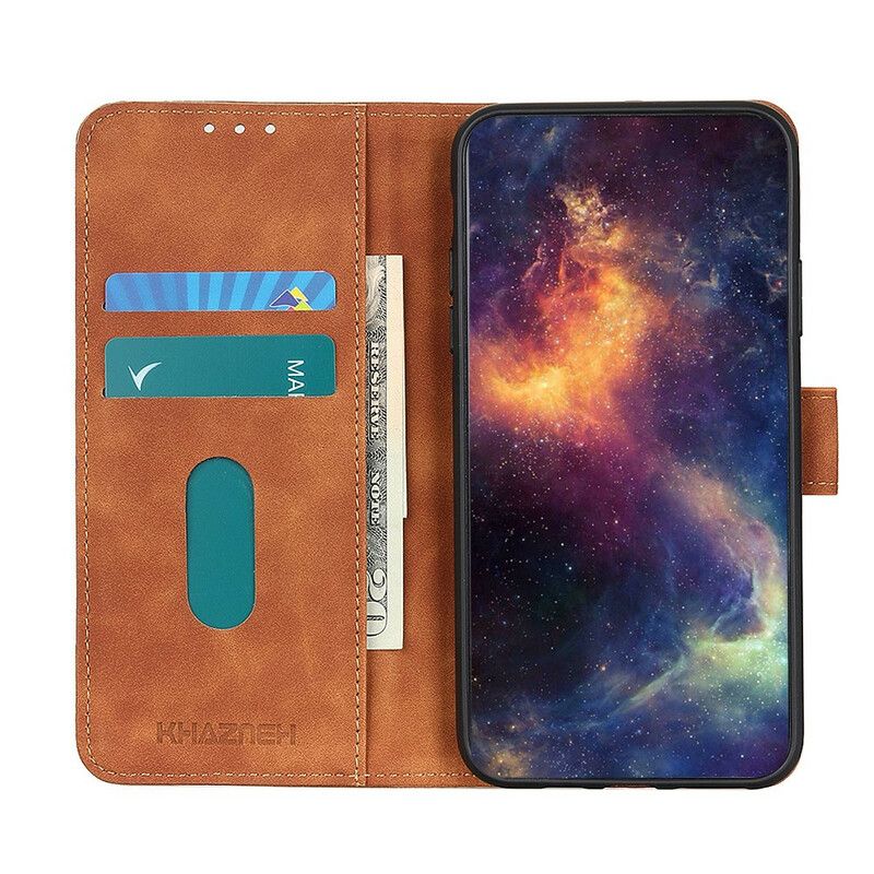 Flip Case Leren Google Pixel 6 Pro Vintage Khazneh Leereffect