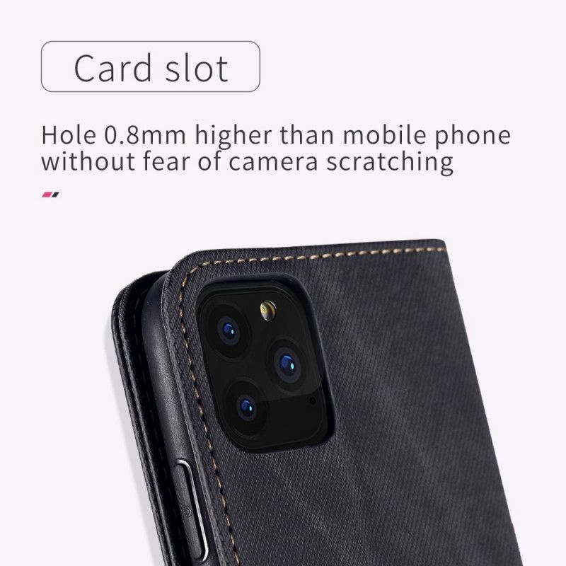 Folio-hoesje Google Pixel 6 Pro Denim Stof