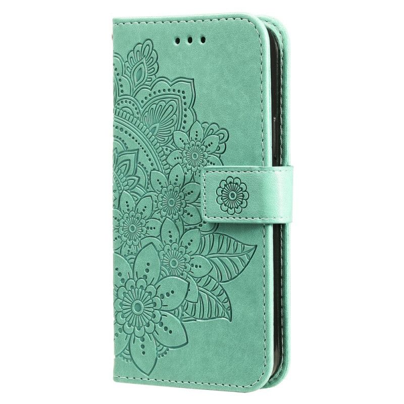 Folio-hoesje Google Pixel 6 Pro Telefoonhoesje Bloemenmandala