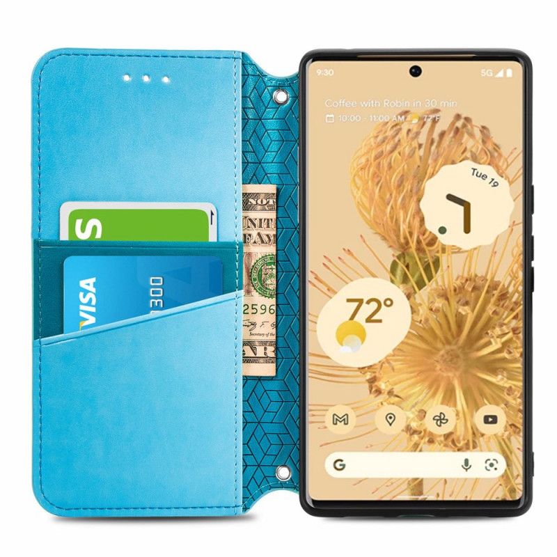 Folio-hoesje Google Pixel 6 Pro Telefoonhoesje Mandala